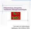 CD Didacticiel pour le cours de formation